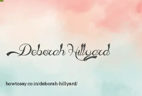 Deborah Hillyard