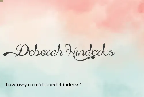 Deborah Hinderks