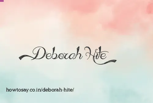 Deborah Hite