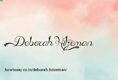Deborah Hitzeman