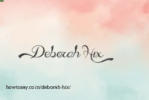 Deborah Hix