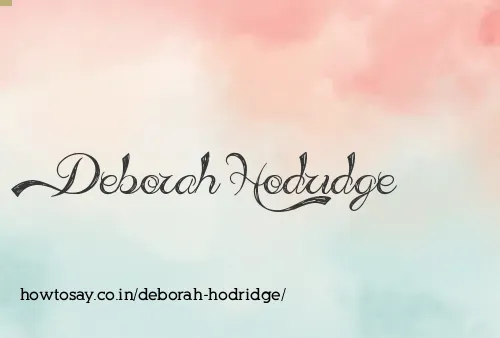 Deborah Hodridge