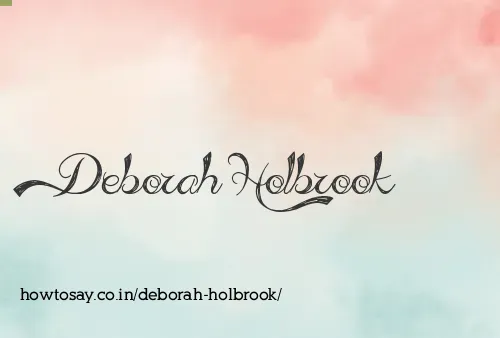 Deborah Holbrook