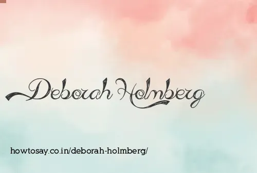 Deborah Holmberg