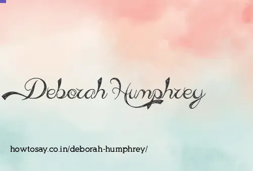 Deborah Humphrey