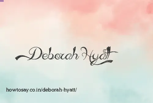 Deborah Hyatt