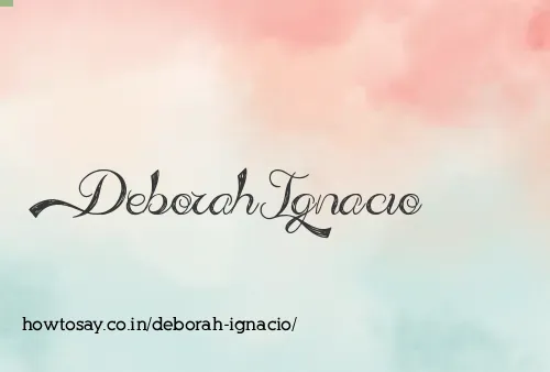Deborah Ignacio