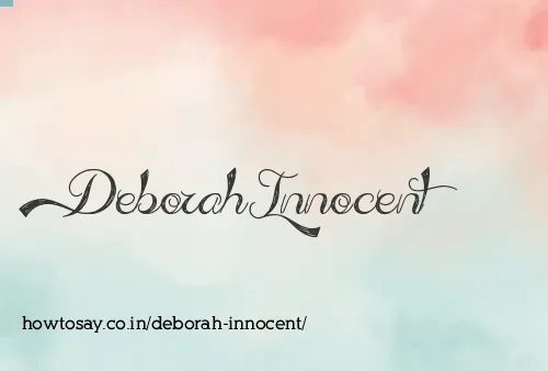 Deborah Innocent