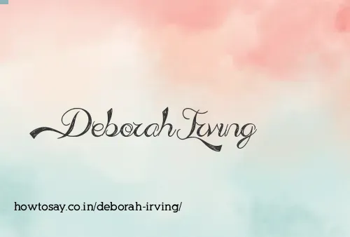 Deborah Irving