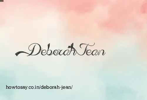 Deborah Jean