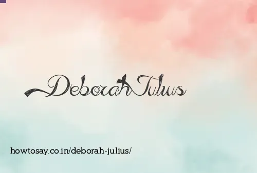 Deborah Julius