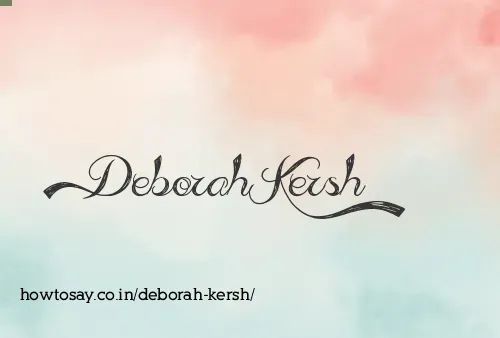 Deborah Kersh