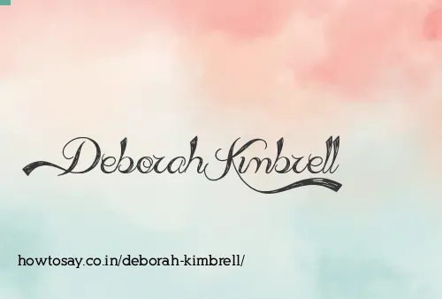 Deborah Kimbrell