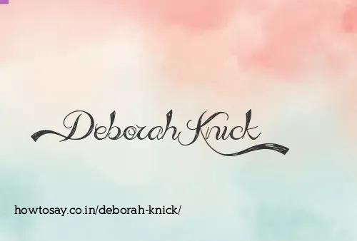 Deborah Knick