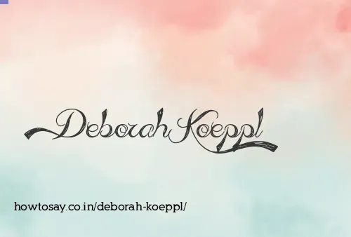 Deborah Koeppl