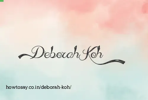 Deborah Koh