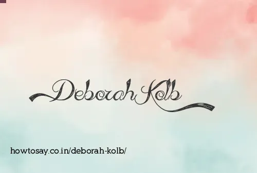 Deborah Kolb