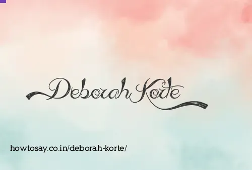 Deborah Korte