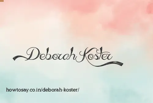 Deborah Koster