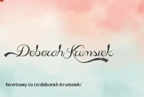 Deborah Krumsiek
