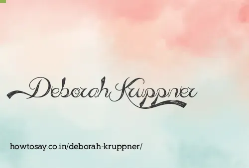 Deborah Kruppner