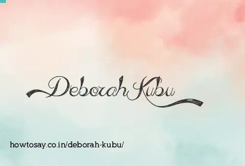 Deborah Kubu