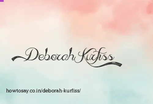 Deborah Kurfiss