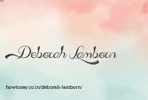 Deborah Lamborn