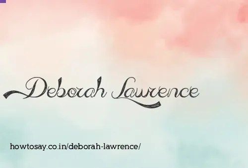 Deborah Lawrence