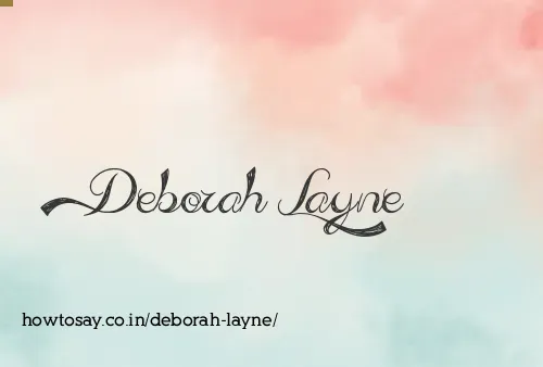 Deborah Layne