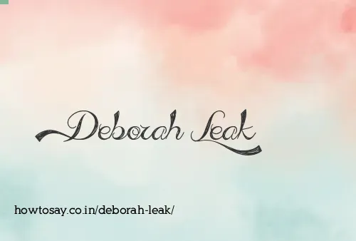 Deborah Leak