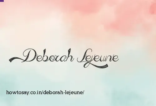 Deborah Lejeune