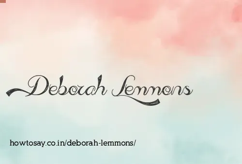 Deborah Lemmons