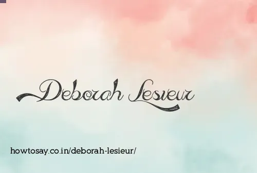 Deborah Lesieur