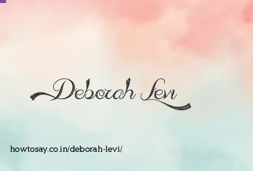 Deborah Levi