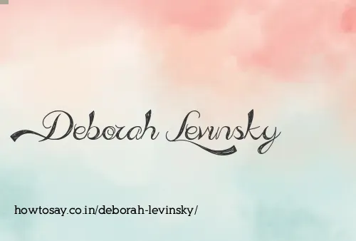 Deborah Levinsky