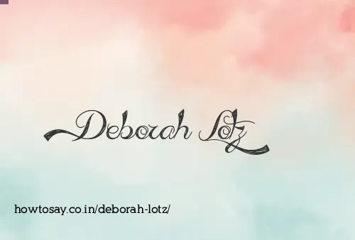 Deborah Lotz