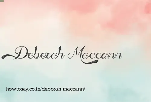 Deborah Maccann