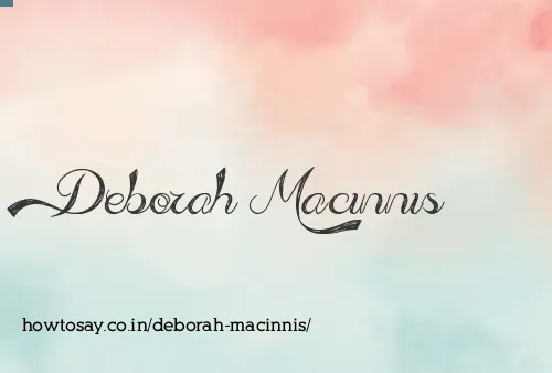 Deborah Macinnis