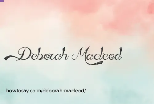 Deborah Macleod