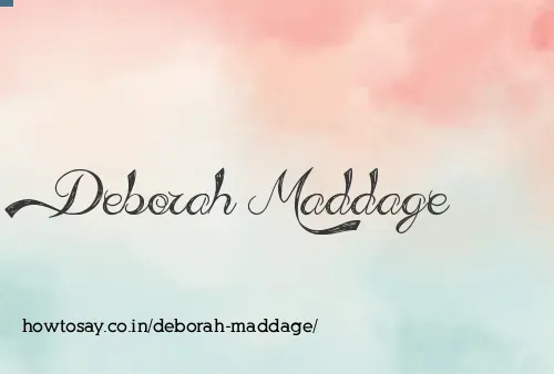 Deborah Maddage