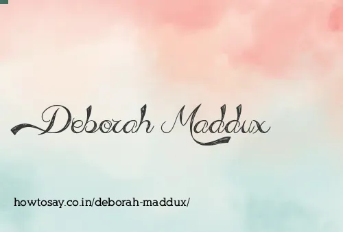 Deborah Maddux