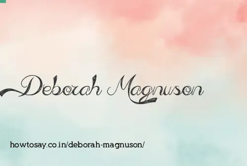 Deborah Magnuson