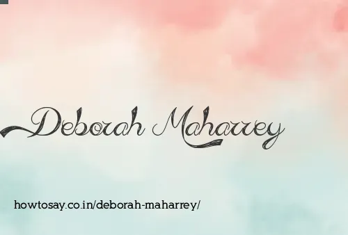 Deborah Maharrey
