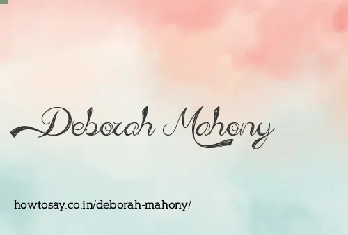 Deborah Mahony
