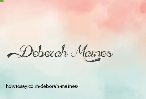 Deborah Maines