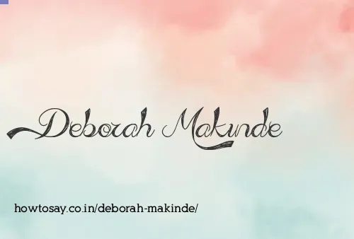 Deborah Makinde
