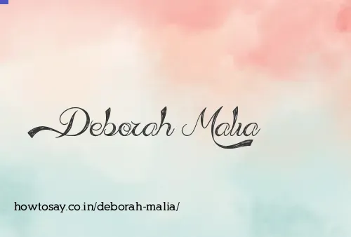 Deborah Malia