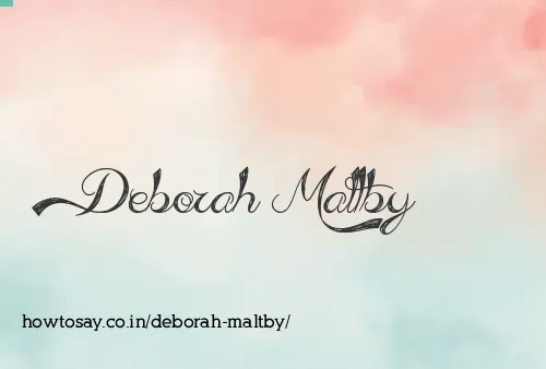 Deborah Maltby