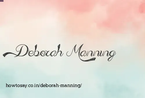 Deborah Manning